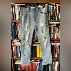 PACSUN men's slim taper active stretch jeans for extreme comfort! Medium indigo